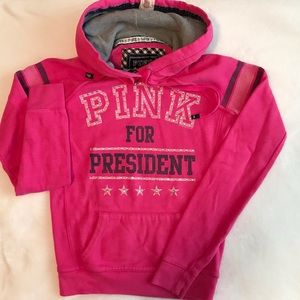Pink FOR PRESIDENT XS hoodie